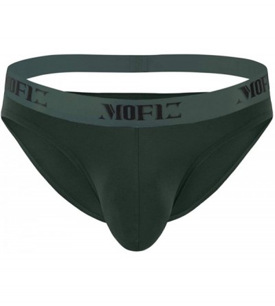 Bikinis Mens Bikini Underwear Briefs Stretch Comfy G-String Lightweight - 01-green - CH1945UCK8Y $12.28