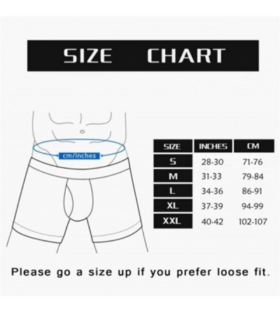 Boxers Novelty Men's Shorts Print Character Avatar Boxer Shorts Personalized Shorts Custom Avatar Underwear - White - C219DYG...
