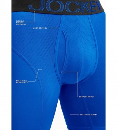 Briefs Men's Underwear RapidCool Midway Brief - 2 Pack - Vibrant Blue/True Navy - CK180XGOCR2 $19.98