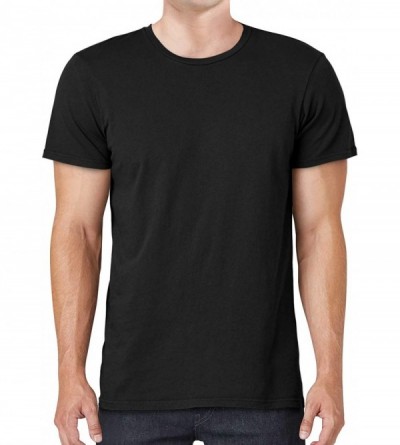 Undershirts Men's Bamboo T-Shirt - 01-black - CD18UH99909 $36.97