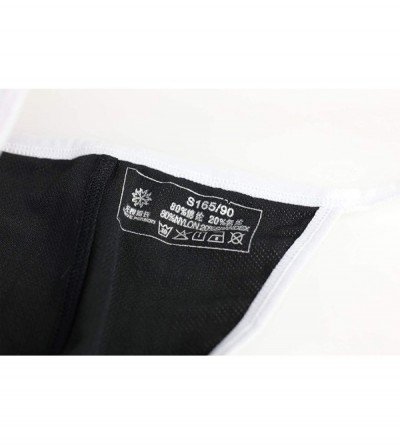 G-Strings & Thongs Men's Sexy Pouch G-String Underwear Low Rise Bulge Thong Underwear - Black-blue-white - CV18YRDEENZ $18.81