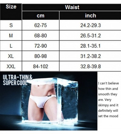 Bikinis Underwear Men's 4 Pack Classic Low Rise Stretchy Hip Briefs Bikini - White-4 Pack - CN12GTRFB99 $14.83