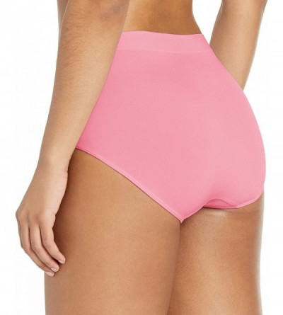 Briefs Women's One Smooth U All Over Smoothing Brief Panty - Terracotta Pink - CM18Q3C8TRW $13.54