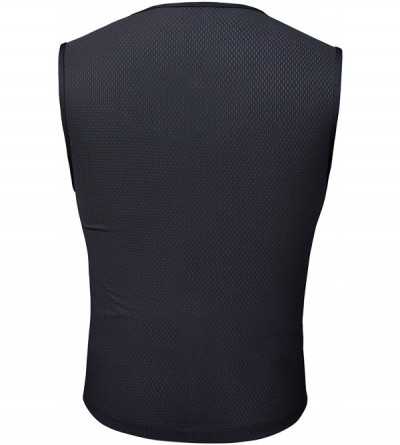 Undershirts 2 Pack Men's Essential Cotton Muscle T-Shirt Sleeveless Moisture Wicking Sports Undershirts - Black - CH180EQZZMC...