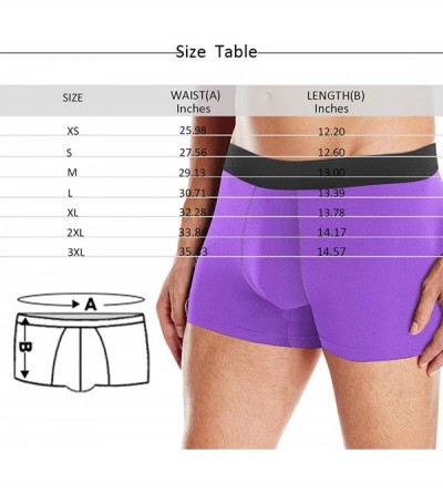 Boxers Custom Face Boxers Hug Personalized Face Briefs Underwear for Men White and Grey - Multi 8 - CZ18YCZXDH4 $27.97