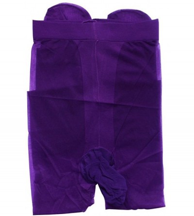 G-Strings & Thongs Mens Gay Sexy Pantyhose Tights Hosiery Sheath Sleeve Stockings Seamless Lingerie - Purple - CL18WS5W8QK $1...