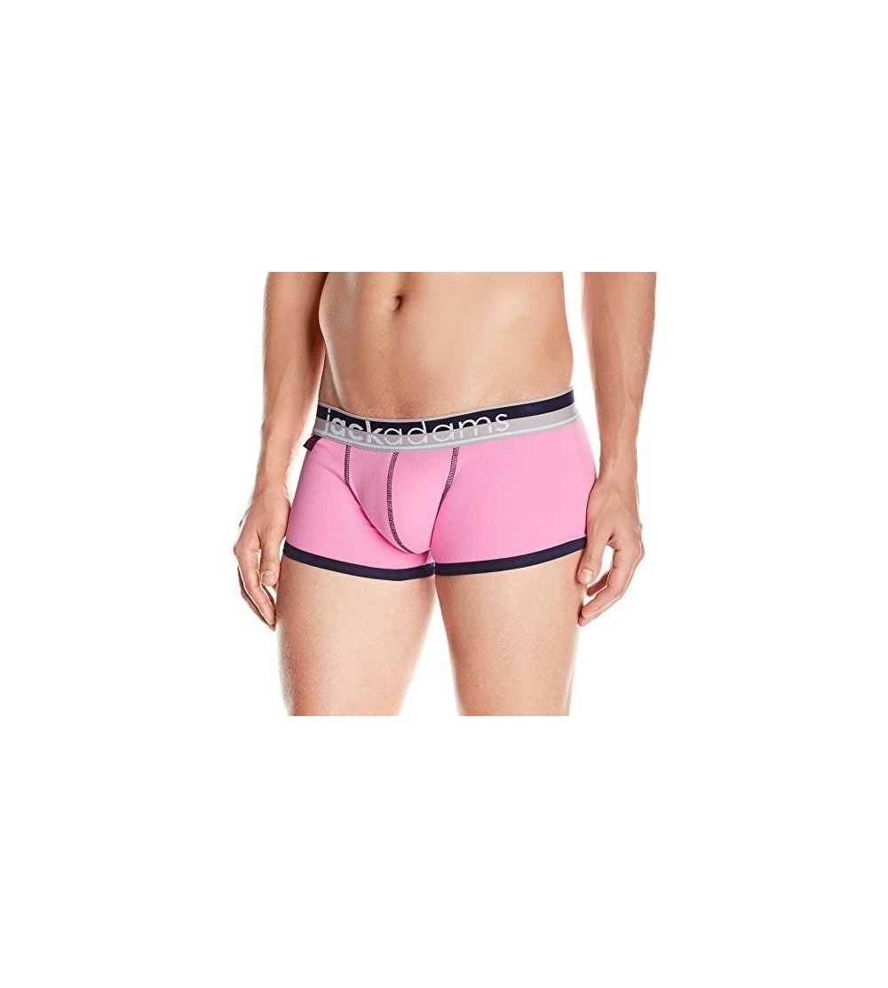 Trunks Men's Athletica Trunk - Pink - CH12N0D8OOA $16.27