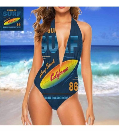 Bikinis V Neck Lace Up Swimsuits Superhero- Heros for Villians Nice- Comfortable Fabric - Multi 28 - CF19D6EUKEO $29.30