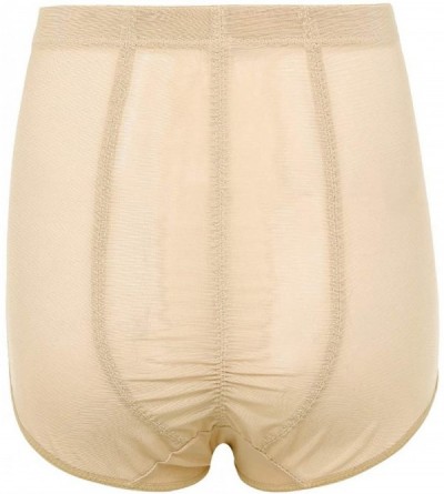 Shapewear Mens Waist Cincher Body Shaper Trainer Girdle Tummy Control Panty Shapewear Underwear - Nude Open Penis Sheath - C2...