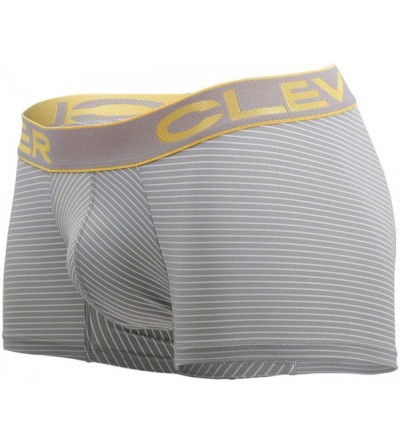 Boxer Briefs Masculine Boxer Briefs Trunks Underwear for Men - Grey - CN19237X4QC $20.50