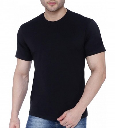 Undershirts Men's Cotton Stretch 2-Pack Slim Fit Short-Sleeve Crewneck T-Shirt - Wine Tasting/Charcoal - CS18ACA6ZZT $21.31