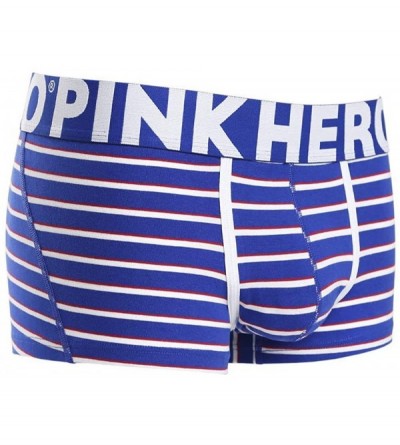 Boxer Briefs Men's Ultra Soft Boxer Briefs Strpie Underwear with Soft Pouch - Blkwht - CA1934O5HLI $14.49