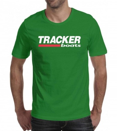 Undershirts Men Friends Shirts Comfort Soft Tracker-Boats-Logo-White- Sports Short Sleeve T-Shirts - Green-115 - CZ18W74CQ6A ...