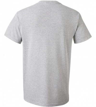 Undershirts Men's Pocket Crew Neck T-Shirt - Medium - Heather Gray (Pack of 4) - CQ12O22OX2J $28.65
