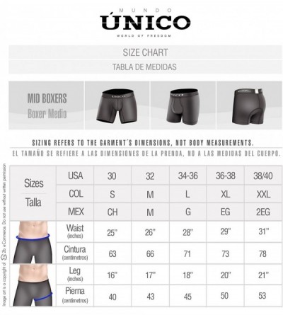 Boxers Mens Microfiber Underwear Boxer Trunks Calzoncillos para Hombres - 12000803 Asphalt - CF11JGECSKN $26.84