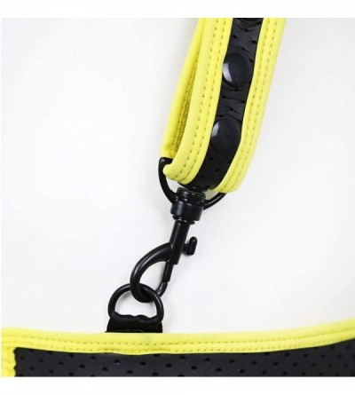 Briefs Men's Hollow Out Panties Harness Bikini Birefs Sexy Bulge Pouch Athletic Underwear - Yellow - CM19DSD927M $28.59