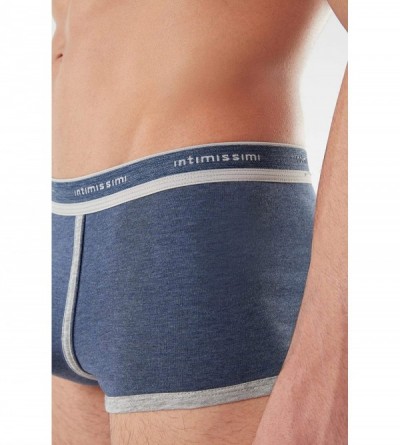 Boxers Mens Stretch Supima Cotton Boxer Shorts with Logo Detail - CM19628N5OE $31.97