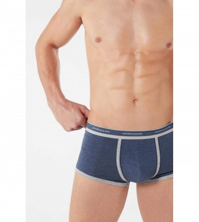 Boxers Mens Stretch Supima Cotton Boxer Shorts with Logo Detail - CM19628N5OE $31.97