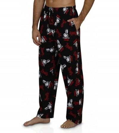 Sleep Sets Scarface Tony Montana Men's Pajama Pants Loungewear - Boxer Shorts and Pants 2 Pieces Sets - Red/Red - C0199IDYR9L...