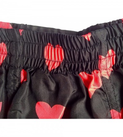 Boxers Black Silk Heart Boxers 2.0 Love You Valentine Special - Men's - CL127NA59SX $42.43