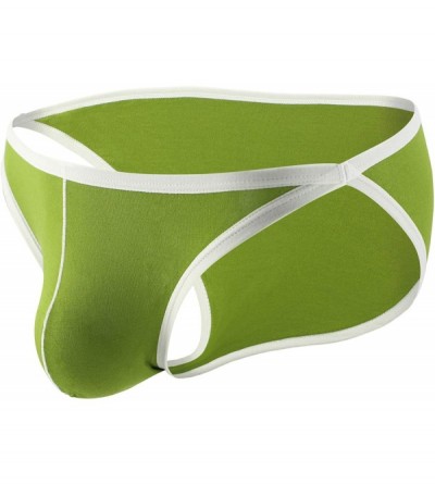 Briefs Low Waist Modal Briefs Underwear - Green - C618YN95H6S $9.48