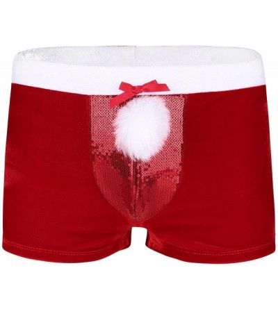 G-Strings & Thongs Mens Santa Hat Design G-String Thongs Fantasy Novelty Gift Secret Santa Bikini Xmas Christmas Posing Pouch...