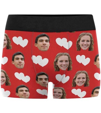 Boxer Briefs Custom Wife Face Lover Valentine's Day Funny Boxer Shorts Novelty Briefs Underpants Printed with Photo - Color2 ...