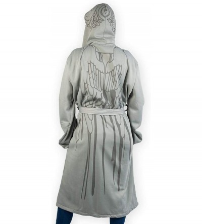 Robes Doctor Who Weeping Angel Adult Jersey Bath Robe | Officially Licensed Doctor Who Sleeping Robe - C018Z7OMLQW $34.25