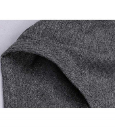 Thermal Underwear Mens Ultra Soft Long Johns Set V-Neck Seamless Thermal Underwear Stretchy Long Sleeve Base Layer - Gray 255...