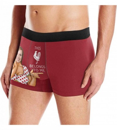 Boxer Briefs Personalized Your Face on Men's Boxer Briefs Underwear This Rooster Belongs to Me - Multi 11 - CD19854W2ML $23.18