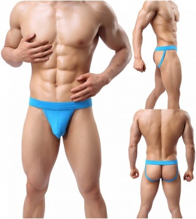 Briefs Men's Athlelic Supporter Performance Jockstrap Underwear Sports Briefs - 3pack1 - C118II7WUK9 $20.85