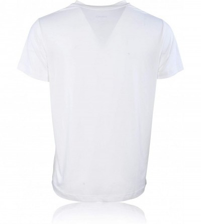 Sleep Tops Mens Lounge Shirt - Super Soft Jersey V-Neck T Shirt Spandex/Polyester Blend Birdman Sleep Pajama - White - CE18N6...