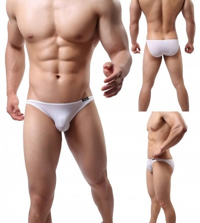 Briefs Men's Briefs Soft Waistband Low Rise Underwear - 4 Pack Color 02 - CJ18C9KKTMI $16.11