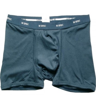 Boxer Briefs Men's 3D-Crotch Breathable/Comfortable Boxer Briefs - Navy Blue - CW115IM2I7Z $16.48