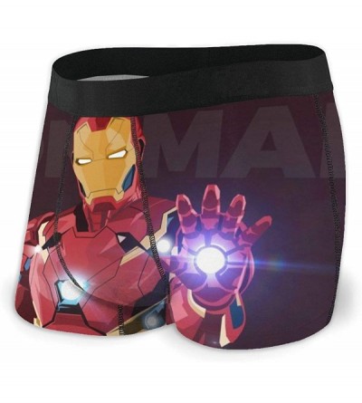 Boxer Briefs Avengers Iron-Man Spider-Man Captain Boxer Briefs Mens Underwear Underpants Short Pants - Avengers Iron-man Spid...