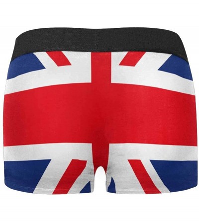 Boxer Briefs Men's Underwear Pouch Custom British Flag Breathable Boxer Briefs Shorts - CO18OSL36WC $31.79