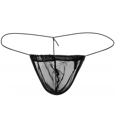 Men's Hologram Spectrum Low Rise G-String Briefs Underwear String ...