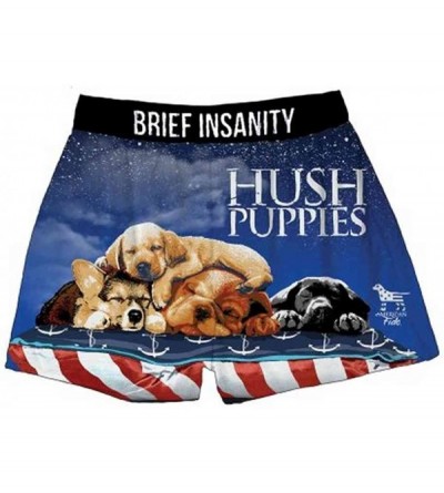 Boxers Men's Hush Puppies Sleeping Dog Boxer Shorts Underwear 7049 - CL18E7UM7RQ $20.85