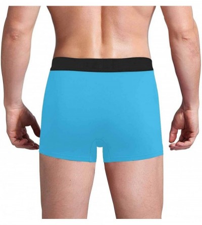 Boxers Custom Face Boxer Briefs for Man Briefs Panties Photo for Men Hug The Horse on Black - Type15 - CY19D8IMSEX $27.16
