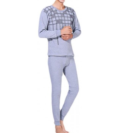 Thermal Underwear Men's Base Layering Set Heavyweight Ultra Soft Top with Pants with Fleece Lined - One - CP1939GLAQ2 $23.91