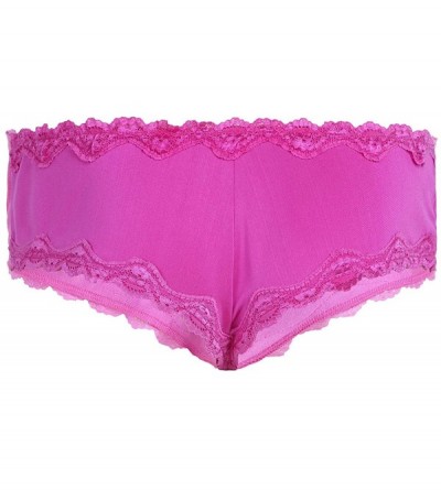 G-Strings & Thongs Men's Sissy Pouch Panties Floral Lace Bikini Briefs Thong Underwear Lingerie - Rose - C619CSZU06S $18.54