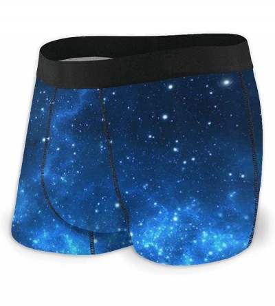 Boxers The Blue Universe Men's Sexy Funny Print Lingerie Boxer Briefs Underwear Panties - CG18U7DHA7Y $25.29