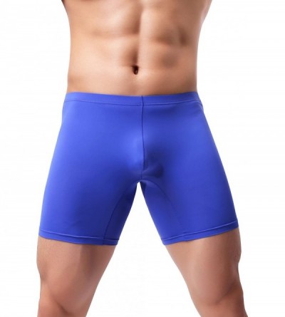 Boxer Briefs Men's Briefs Ice Silk Underwear Sports-Inspired Seamless Breathable Boxer Briefs - 4-pack Mixed Color - CB18D4TH...