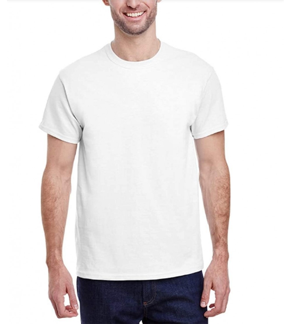 Undershirts 3 Pack- Crew Neck Men's Conventional Comfortable Cotton Plain White Blank T - Shirt 100% Soft Cotton - CD19DCR7A5...