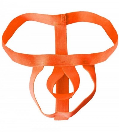 G-Strings & Thongs Sexy T-Back Design Strings Thongs Underwear Men Stretchy Open Pouch Rings G-Strings & Jockss - Orange 62-6...