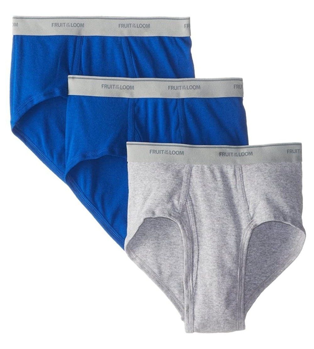 Briefs Men's Assorted Briefs 100% Cotton Underwear - Assorted - C4129G2CYD5 $17.87