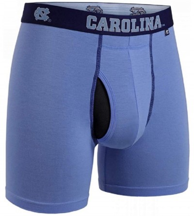 Boxer Briefs NCAA Team Colors Men's Swing Shift Boxers - Unc Carolina Blue - CA18RGC4A7C $32.60