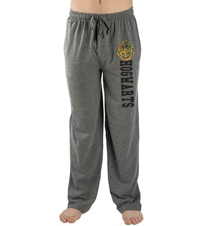 Sleep Bottoms Harry Potter Hogwarts Guys Pajama Sleep Pants - CY18W7KZ7GC $39.70