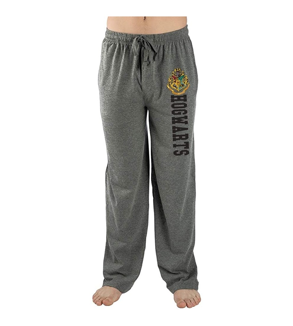 Sleep Bottoms Harry Potter Hogwarts Guys Pajama Sleep Pants - CY18W7KZ7GC $24.32