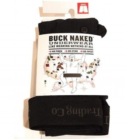 Boxers Duluth Trading Company Mens Buck Naked Performance Boxers - Black - C912O3RZ9VV $24.39